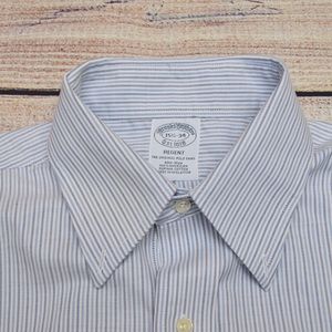 Brooks Brothers 1818 Regent Blue Dress Shirt